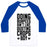 Virgin Teez  Baseball Tee Unisex Classic Baseball Tee / x-small / White/Blue DOING BURPEES AIN'T LIKE DUSTING CROPS, BOY UNISEX CLASSIC BASEBALL TEE