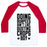 Virgin Teez  Baseball Tee Unisex Classic Baseball Tee / x-small / White/Red DOING BURPEES AIN'T LIKE DUSTING CROPS, BOY UNISEX CLASSIC BASEBALL TEE