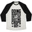 Virgin Teez  Baseball Tee Unisex Tri-Blend Baseball Tee / small / Oatmeal / Black DOING BURPEES AIN'T LIKE DUSTING CROPS, BOY UNISEX TRI-BLEND BASEBALL TEE