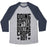 Virgin Teez  Baseball Tee Unisex Tri-Blend Baseball Tee / small / Athletic Gray / Navy DOING BURPEES AIN'T LIKE DUSTING CROPS, BOY UNISEX TRI-BLEND BASEBALL TEE