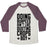 Virgin Teez  Baseball Tee Unisex Tri-Blend Baseball Tee / small / Oatmeal / Maroon DOING BURPEES AIN'T LIKE DUSTING CROPS, BOY UNISEX TRI-BLEND BASEBALL TEE