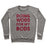 Virgin Teez  Pullover Crewneck Sweatshirt / x-small / Heathered Gray DOING WODS FOR MY BODS CREWNECK SWEATSHIRT