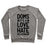 Virgin Teez  Pullover Crewneck Sweatshirt / x-small / Heathered Gray DOMS. IT'S A LOVE HATE RELATIONSHIP CREWNECK SWEATSHIRT