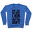 Virgin Teez  Pullover Crewneck Sweatshirt / x-small / Heathered Blue DON'T ASK ME WHY I RUN CREWNECK SWEATSHIRT