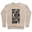 Virgin Teez  Pullover Crewneck Sweatshirt / x-small / Heathered Oatmeal DON'T ASK ME WHY I RUN CREWNECK SWEATSHIRT