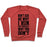 Virgin Teez  Pullover Crewneck Sweatshirt / x-small / Heathered Red DON'T ASK ME WHY I RUN CREWNECK SWEATSHIRT