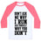 Virgin Teez  Baseball Tee Unisex Classic Baseball Tee / x-small / White/Neon Pink DON'T ASK ME WHY I RUN UNISEX CLASSIC BASEBALL TEE