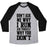 Virgin Teez  Baseball Tee Unisex Tri-Blend Baseball Tee / small / Athletic Gray / Black DON'T ASK ME WHY I RUN UNISEX TRI-BLEND BASEBALL TEE