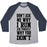 Virgin Teez  Baseball Tee Unisex Tri-Blend Baseball Tee / small / Athletic Gray / Navy DON'T ASK ME WHY I RUN UNISEX TRI-BLEND BASEBALL TEE