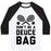 Virgin Teez  Baseball Tee Unisex Classic Baseball Tee / x-small / White/Black DON'T BE A DEUCE BAG UNISEX CLASSIC BASEBALL TEE