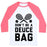 Virgin Teez  Baseball Tee Unisex Classic Baseball Tee / x-small / White/Neon Pink DON'T BE A DEUCE BAG UNISEX CLASSIC BASEBALL TEE