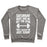Virgin Teez  Pullover Crewneck Sweatshirt / x-small / Heathered Gray DON'T BELIEVE ME JUST SQUAT CREWNECK SWEATSHIRT