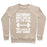 Virgin Teez  Pullover Crewneck Sweatshirt / x-small / Heathered Oatmeal DON'T BELIEVE ME JUST SQUAT CREWNECK SWEATSHIRT