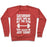 Virgin Teez  Pullover Crewneck Sweatshirt / x-small / Heathered Red DON'T BELIEVE ME JUST SQUAT CREWNECK SWEATSHIRT