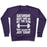 Virgin Teez  Pullover Crewneck Sweatshirt / x-small / Purple DON'T BELIEVE ME JUST SQUAT CREWNECK SWEATSHIRT