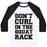 Virgin Teez  Baseball Tee Unisex Classic Baseball Tee / x-small / White/Black DON'T CURL IN THE SQUAT RACK UNISEX CLASSIC BASEBALL TEE