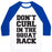 Virgin Teez  Baseball Tee Unisex Classic Baseball Tee / x-small / White/Blue DON'T CURL IN THE SQUAT RACK UNISEX CLASSIC BASEBALL TEE