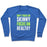 Virgin Teez  Pullover Crewneck Sweatshirt / x-small / Heathered Blue DON'T FOCUS ON SKINNY, FOCUS ON HEALTHY CREWNECK SWEATSHIRT