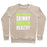 Virgin Teez  Pullover Crewneck Sweatshirt / x-small / Heathered Oatmeal DON'T FOCUS ON SKINNY, FOCUS ON HEALTHY CREWNECK SWEATSHIRT