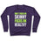 Virgin Teez  Pullover Crewneck Sweatshirt / x-small / Purple DON'T FOCUS ON SKINNY, FOCUS ON HEALTHY CREWNECK SWEATSHIRT