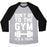 Virgin Teez  Baseball Tee Unisex Tri-Blend Baseball Tee / small / Athletic Gray / Black DON'T GO TO THE GYM IT'S A TRAP UNISEX TRI-BLEND BASEBALL TEE
