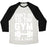 Virgin Teez  Baseball Tee Unisex Tri-Blend Baseball Tee / small / Oatmeal / Black DON'T GO TO THE GYM IT'S A TRAP UNISEX TRI-BLEND BASEBALL TEE
