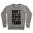 Virgin Teez  Pullover Crewneck Sweatshirt / x-small / Heathered Gray DON'T HATE THE PLAYER, HATE THE TEAM CREWNECK SWEATSHIRT