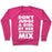Virgin Teez  Pullover Crewneck Sweatshirt / x-small / Deep Pink DON'T JUDGE A GIRL BY HER WORKOUT MIX CREWNECK SWEATSHIRT