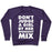 Virgin Teez  Pullover Crewneck Sweatshirt / x-small / Purple DON'T JUDGE A GIRL BY HER WORKOUT MIX CREWNECK SWEATSHIRT