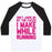 Virgin Teez  Baseball Tee Unisex Classic Baseball Tee / x-small / White/Black DON'T JUDGE ME WHEN I RUN UNISEX CLASSIC BASEBALL TEE