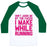 Virgin Teez  Baseball Tee Unisex Classic Baseball Tee / x-small / White/Dark Green DON'T JUDGE ME WHEN I RUN UNISEX CLASSIC BASEBALL TEE