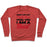 Virgin Teez  Pullover Crewneck Sweatshirt / x-small / Heathered Red DON'T LET MY PRETTY FACE FOOL YOU, I'M A BEAST CREWNECK SWEATSHIRT