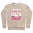 Virgin Teez  Pullover Crewneck Sweatshirt / x-small / Heathered Oatmeal DON'T LET MY PRETTY FACE FOOL YOU, I'M A BEAST CREWNECK SWEATSHIRT