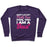 Virgin Teez  Pullover Crewneck Sweatshirt / x-small / Purple DON'T LET MY PRETTY FACE FOOL YOU, I'M A BEAST CREWNECK SWEATSHIRT