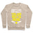 Virgin Teez  Pullover Crewneck Sweatshirt / x-small / Heathered Oatmeal DON'T LIKE SOFTBALL? YOU ARE OUTTA HERE CREWNECK SWEATSHIRT
