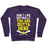 Virgin Teez  Pullover Crewneck Sweatshirt / x-small / Purple DON'T LIKE SOFTBALL? YOU ARE OUTTA HERE CREWNECK SWEATSHIRT
