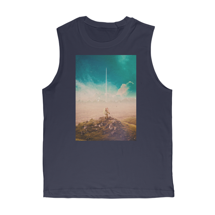 VIRGIN TEEZ Tank Top Navy / Unisex / S Don't Matter to Me Premium Adult Muscle Top