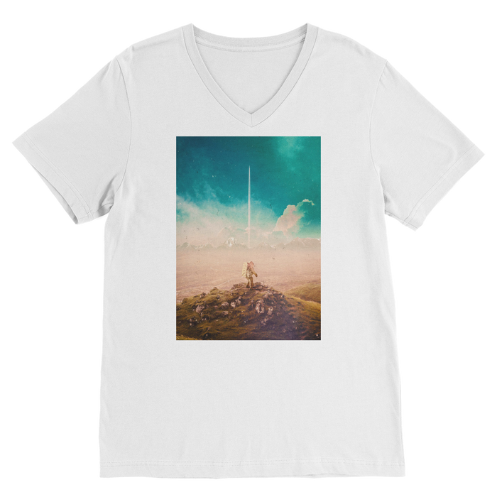 VIRGIN TEEZ Men T-Shirts White / Unisex / S Don't Matter to Me Premium V-Neck T-Shirt