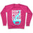 Virgin Teez  Pullover Crewneck Sweatshirt / x-small / Deep Pink DON'T PUCK WITH MY TEAM CREWNECK SWEATSHIRT