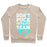 Virgin Teez  Pullover Crewneck Sweatshirt / x-small / Heathered Oatmeal DON'T PUCK WITH MY TEAM CREWNECK SWEATSHIRT