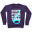 Virgin Teez  Pullover Crewneck Sweatshirt / x-small / Purple DON'T PUCK WITH MY TEAM CREWNECK SWEATSHIRT