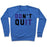Virgin Teez  Pullover Crewneck Sweatshirt / x-small / Heathered Blue DON'T QUIT. DO IT. CREWNECK SWEATSHIRT