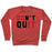 Virgin Teez  Pullover Crewneck Sweatshirt / x-small / Heathered Red DON'T QUIT. DO IT. CREWNECK SWEATSHIRT