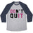Virgin Teez  Baseball Tee Unisex Tri-Blend Baseball Tee / small / Athletic Gray / Navy DON'T QUIT. DO IT. UNISEX TRI-BLEND BASEBALL TEE