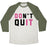 Virgin Teez  Baseball Tee Unisex Tri-Blend Baseball Tee / small / Oatmeal / Moss DON'T QUIT. DO IT. UNISEX TRI-BLEND BASEBALL TEE