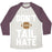 Virgin Teez  Baseball Tee Unisex Tri-Blend Baseball Tee / small / Oatmeal / Maroon DON'T TAIL HATE (WHITE) UNISEX TRI-BLEND BASEBALL TEE