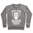 Virgin Teez  Pullover Crewneck Sweatshirt / x-small / Heathered Gray DON'T TALK TO ME BEFORE I'VE DONE MY MORNING YOGA CREWNECK SWEATSHIRT