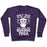 Virgin Teez  Pullover Crewneck Sweatshirt / x-small / Purple DON'T TALK TO ME BEFORE I'VE DONE MY MORNING YOGA CREWNECK SWEATSHIRT