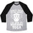 Virgin Teez  Baseball Tee Unisex Tri-Blend Baseball Tee / small / Athletic Gray / Black DON'T TALK TO ME BEFORE I'VE DONE MY MORNING YOGA UNISEX TRI-BLEND BASEBALL TEE
