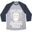 Virgin Teez  Baseball Tee Unisex Tri-Blend Baseball Tee / small / Athletic Gray / Navy DON'T TALK TO ME BEFORE I'VE DONE MY MORNING YOGA UNISEX TRI-BLEND BASEBALL TEE